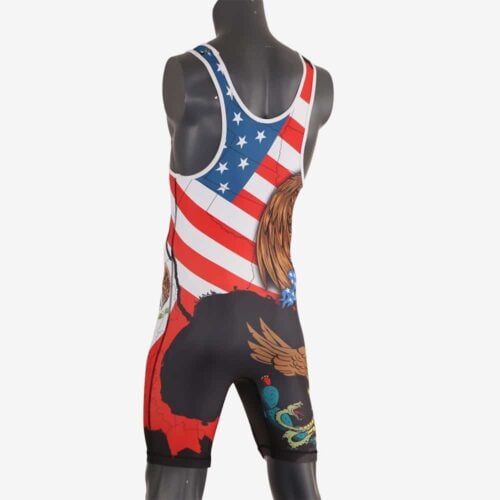 Mexico USA Eagle Singlet - Image 26