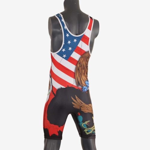 Mexico USA Eagle Singlet - Image 25