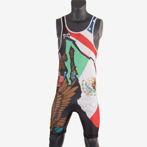 Mexico USA Eagle Singlet - Image 42