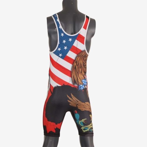 Mexico USA Eagle Singlet - Image 24