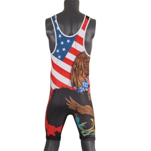 Mexico USA Eagle Singlet - Image 23