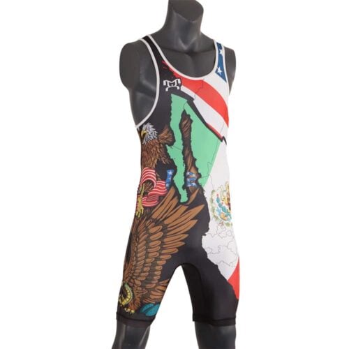 Mexico USA Eagle Singlet - Image 5