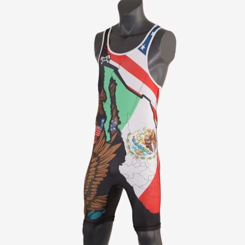 Mexico USA Eagle Singlet - Image 40