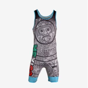 Men's Blue Mayan Calendar Singlet