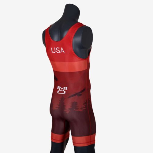 Men's Soaring Eagle Singlet - Red - Image 21