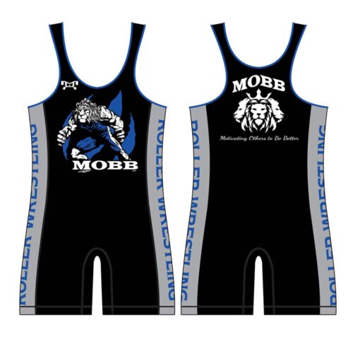 MOBB Wrestling Singlet - Black Custom