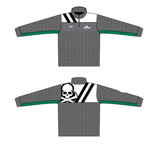 Team Hammer House Custom Heathered Quarter Zip  (Heathered fabric may vary in color & texture)