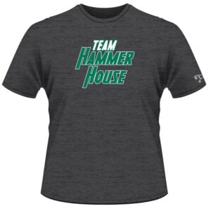 Team Hammer House Wrestling Custom Grey T-Shirt