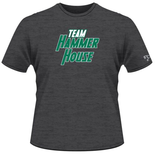 Team Hammer House Wrestling Custom Grey T-Shirt