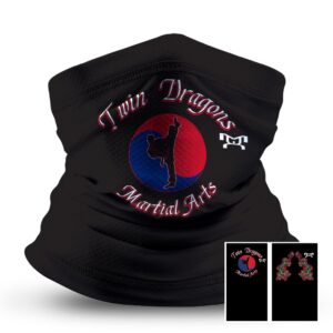 Twin Dragons Custom Neck Gaiter