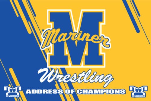 Mariner High School Custom Team Banner