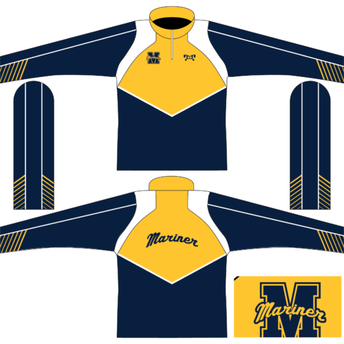 Mariner High School Custom Gold Quarter Zip  2023