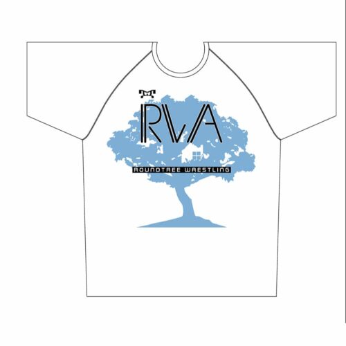 Roundtree Wrestling Academy Custom Sublimated White Dri-Fit T-Shirt