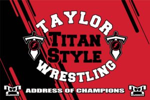 Taylor High School Custom Team Banner