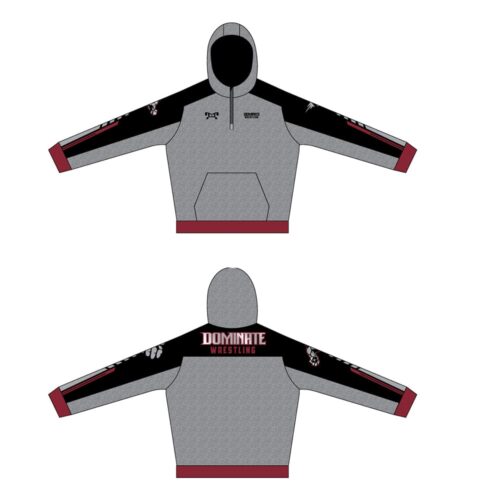 Dominate Wrestling Club Custom Quarter Zip Hoodie