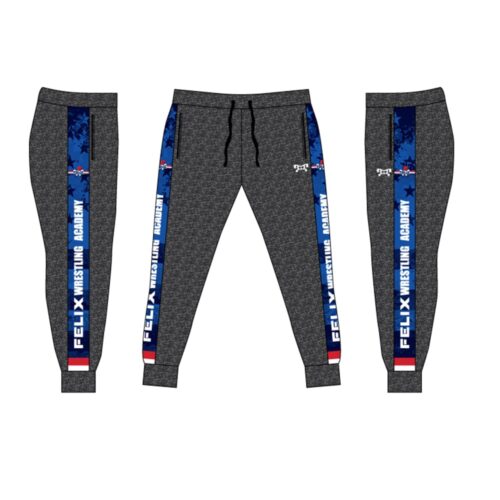 Felix Wrestling Academy Custom Joggers   (Heathered fabric may vary in color & texture)