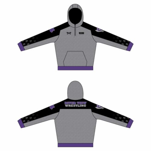 River View High School Custom Quarter Zip Hoodie