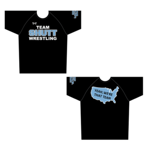 Team Shutt Custom Black Sublimated Dri-Fit T-Shirt