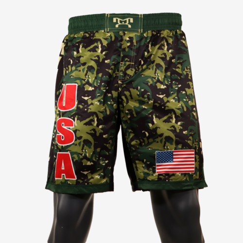 MyHOUSE USA "Wrestler Camo" Shorts - Green - Image 30