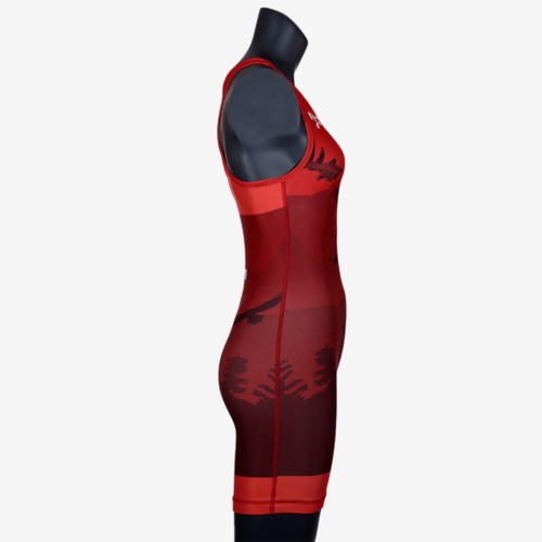2019 Freestyle Soaring Eagle Singlet Womens - Red - Image 11