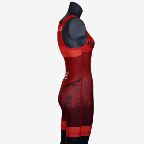 2019 Freestyle Soaring Eagle Singlet Womens - Red - Image 13