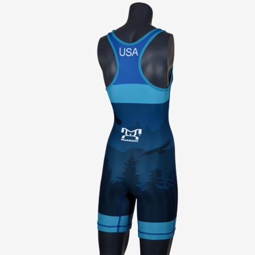 2019 Freestyle Soaring Eagle Singlet Womens - Blue - Image 19