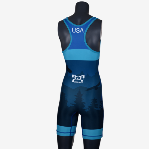 2019 Freestyle Soaring Eagle Singlet Womens - Blue - Image 18