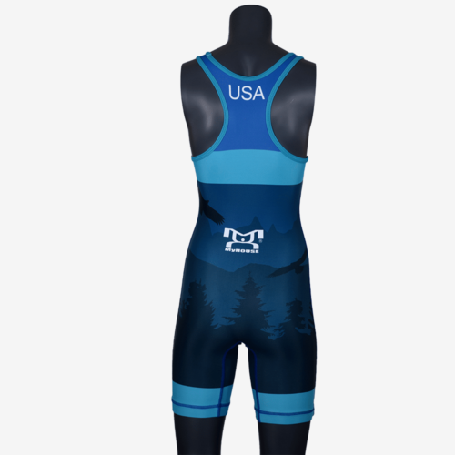 2019 Freestyle Soaring Eagle Singlet Womens - Blue - Image 17