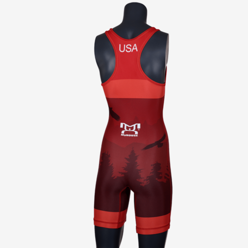 2019 Freestyle Soaring Eagle Singlet Womens - Red - Image 18