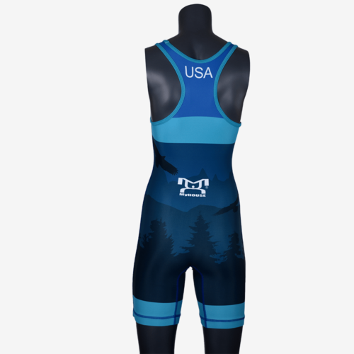 2019 Freestyle Soaring Eagle Singlet Womens - Blue - Image 16