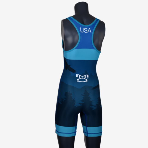2019 Freestyle Soaring Eagle Singlet Womens - Blue - Image 15