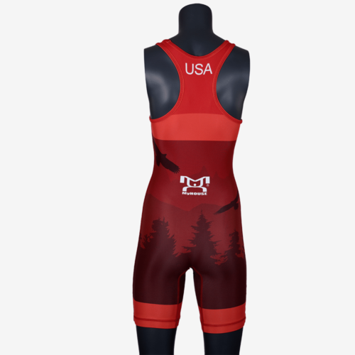 2019 Freestyle Soaring Eagle Singlet Womens - Red - Image 20