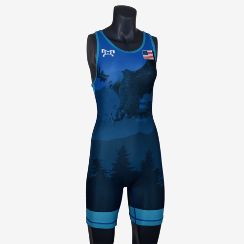 2019 Freestyle Soaring Eagle Singlet Womens - Blue - Image 32