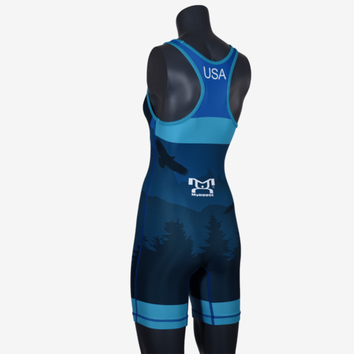2019 Freestyle Soaring Eagle Singlet Womens - Blue - Image 14