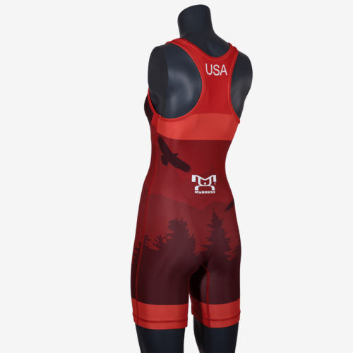 2019 Freestyle Soaring Eagle Singlet Womens - Red - Image 22