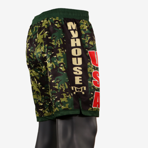 MyHOUSE USA "Wrestler Camo" Shorts - Green - Image 10