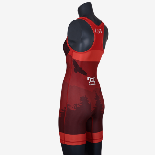 2019 Freestyle Soaring Eagle Singlet Womens - Red - Image 23
