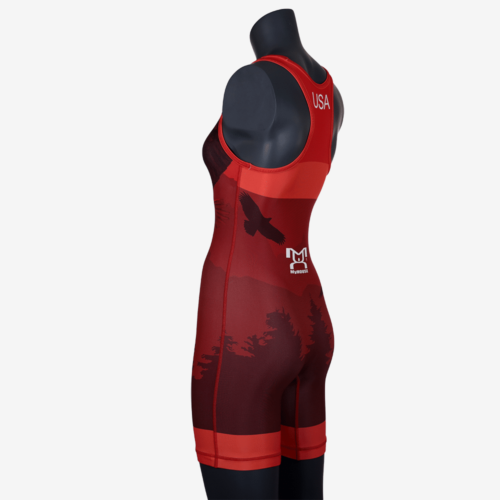 2019 Freestyle Soaring Eagle Singlet Womens - Red - Image 24