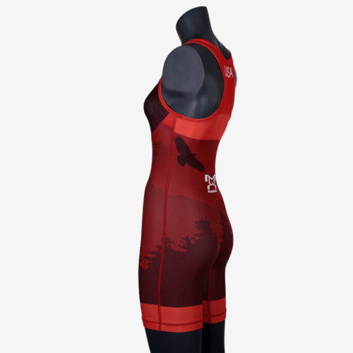 2019 Freestyle Soaring Eagle Singlet Womens - Red - Image 25
