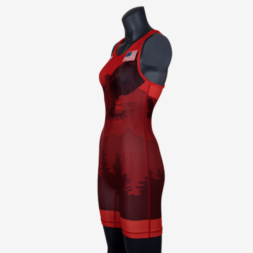 2019 Freestyle Soaring Eagle Singlet Womens - Red - Image 29