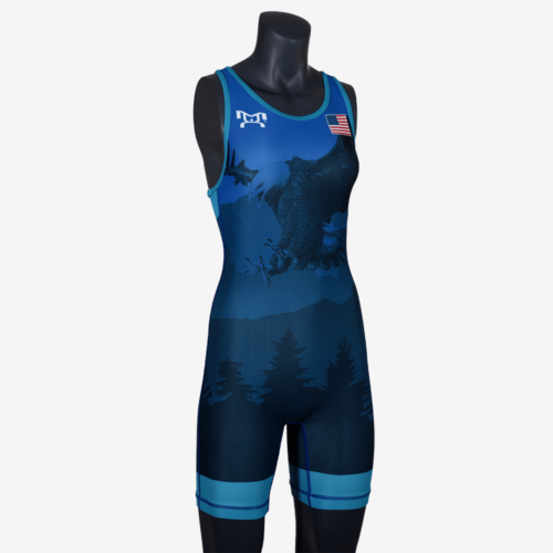 2019 Freestyle Soaring Eagle Singlet Womens - Blue - Image 31