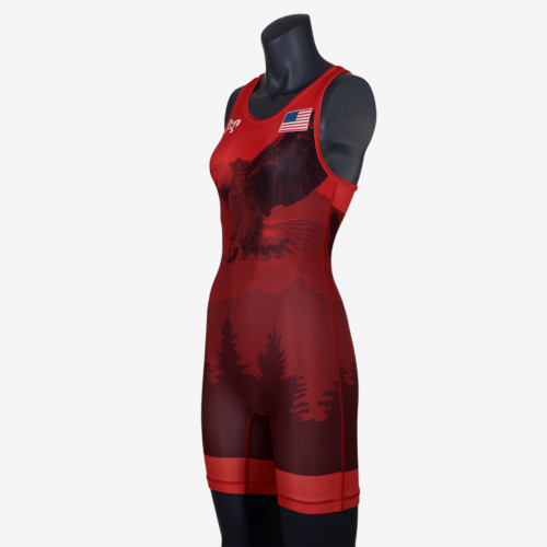 2019 Freestyle Soaring Eagle Singlet Womens - Red - Image 31