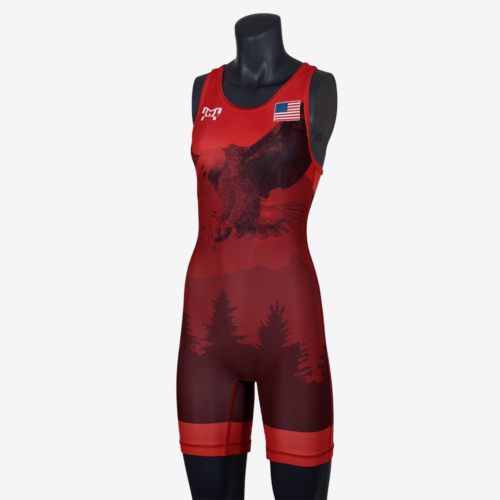 2019 Freestyle Soaring Eagle Singlet Womens - Red - Image 32