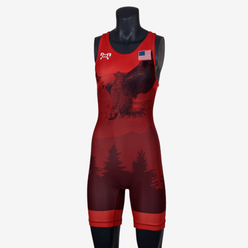 2019 Freestyle Soaring Eagle Singlet Womens - Red - Image 33