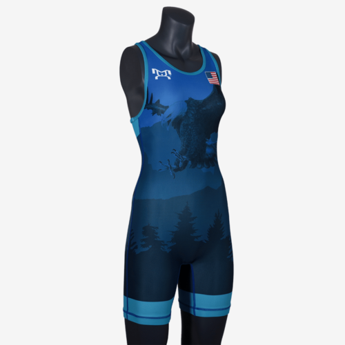 2019 Freestyle Soaring Eagle Singlet Womens - Blue - Image 30