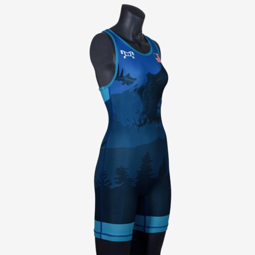 2019 Freestyle Soaring Eagle Singlet Womens - Blue - Image 29