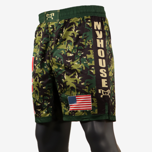 MyHOUSE USA "Wrestler Camo" Shorts - Green - Image 26