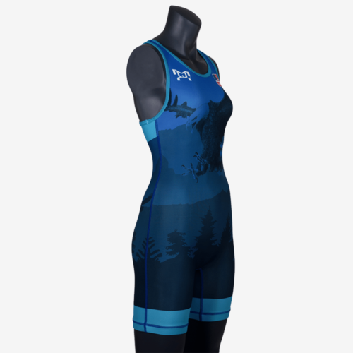 2019 Freestyle Soaring Eagle Singlet Womens - Blue - Image 28