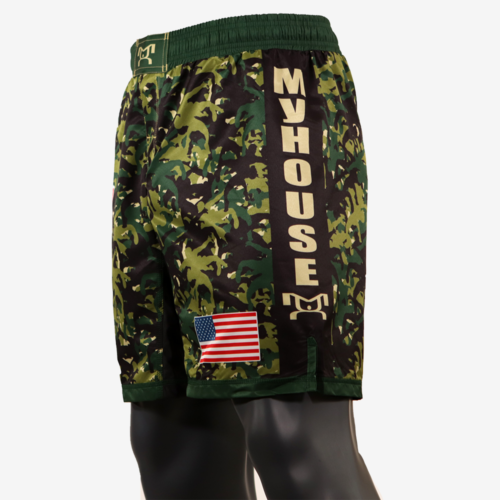 MyHOUSE USA "Wrestler Camo" Shorts - Green - Image 25