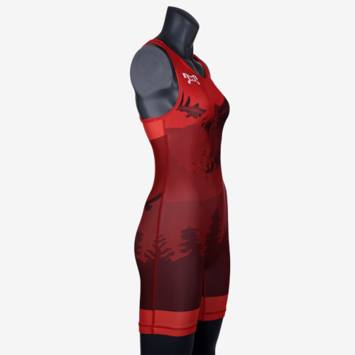 2019 Freestyle Soaring Eagle Singlet Womens - Red - Image 9